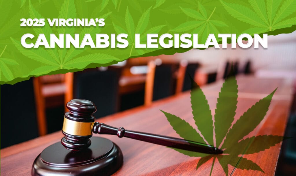 Law table with a judge's gavel, overlaid with a cannabis leaf symbol and the text 'Cannabis Legislation'.
